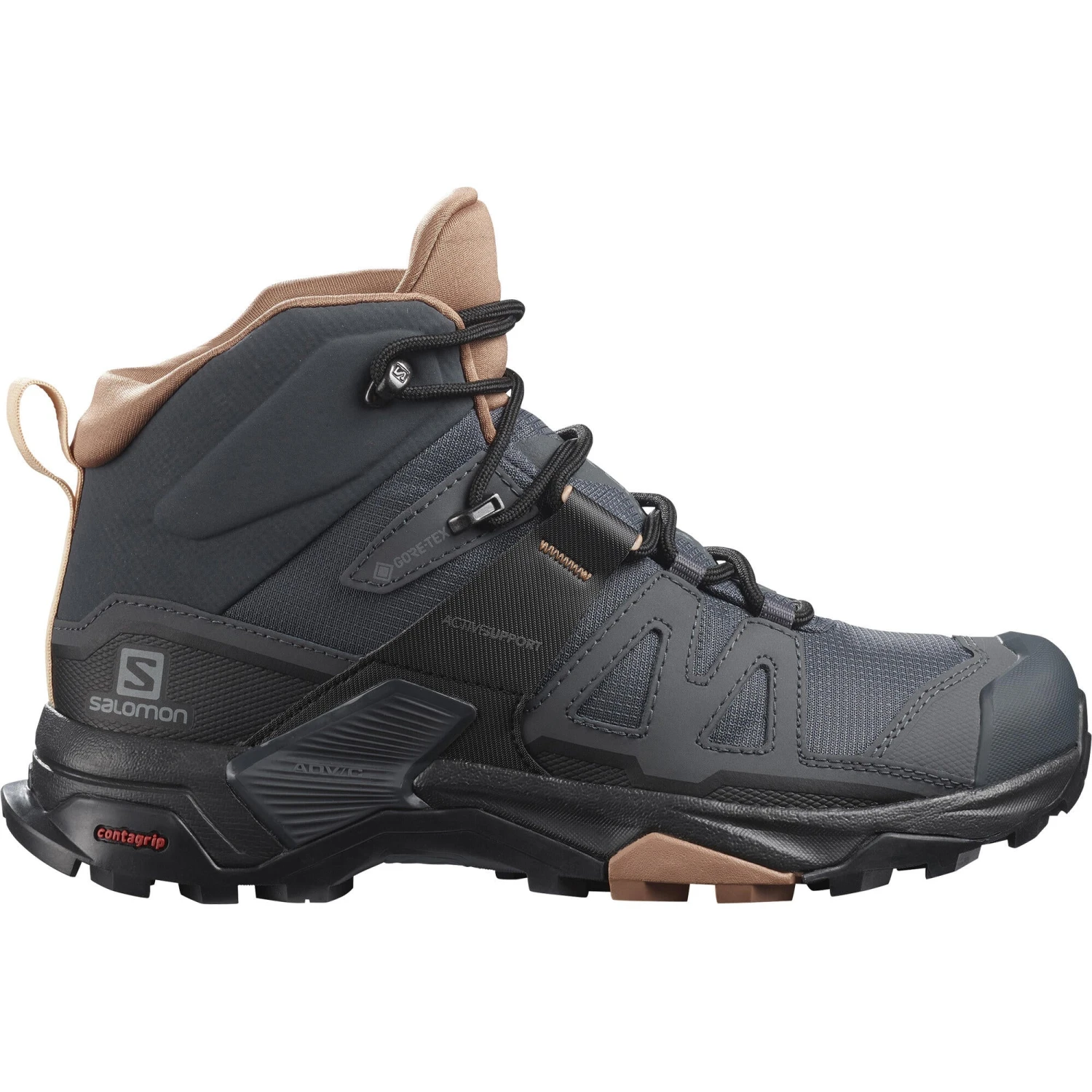 Salomon X Ultra 4 Mid Gore-Tex Women's Hiking Boots - Ebony 1 Salomon X Ultra 4 Mid Gore-Tex Women's Hiking Boots - Ebony