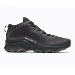 Merrell Moab Speed Mid GTX Men's Hiking Boots - Black/Asphalt