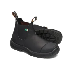 Blundstone #168 Work & Safety CSA Black With Toe Cap - Black