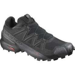Salomon Mens Speedcross 5 WIDE Hiking Shoes - Black