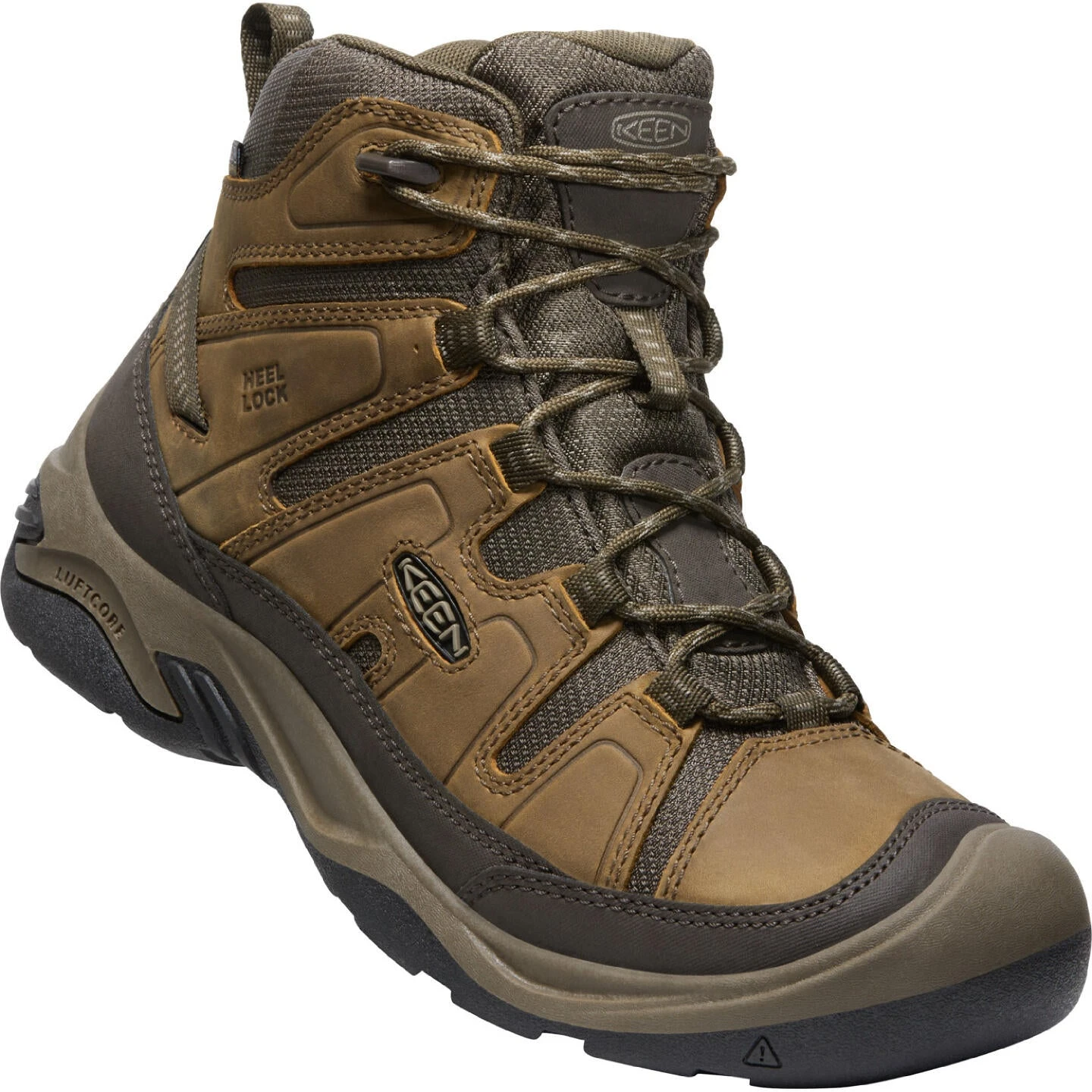 Keen Circadia Mid Waterproof WIDE Men's Hiking Boots - Bison 2 Keen Circadia Mid Waterproof WIDE Men's Hiking Boots - Bison - Image 2