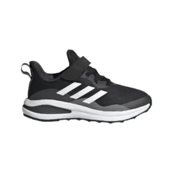 Adidas Fortarun EL K Youth Running Shoes - Black/White