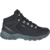 Merrell Erie Mid Men's Leather Waterproof Hiking Boots - Black