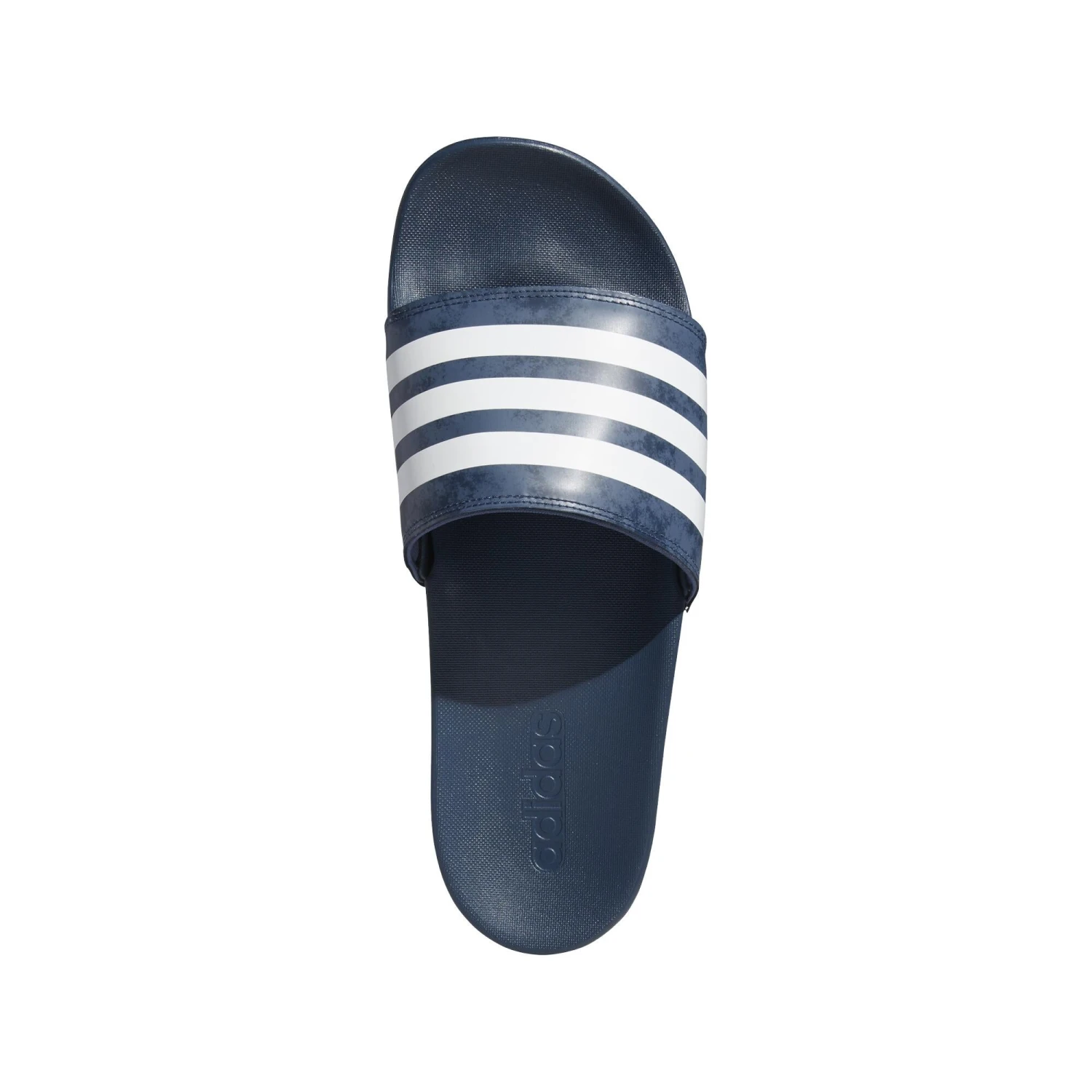 Adidas Adilette Comfort Youth Sandals - White/Blue 2 Adidas Adilette Comfort Youth Sandals - White/Blue - Image 2
