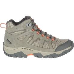 Merrell Oakcreek Mid Men's Waterproof Hiking Boots - Boulder/Apricot