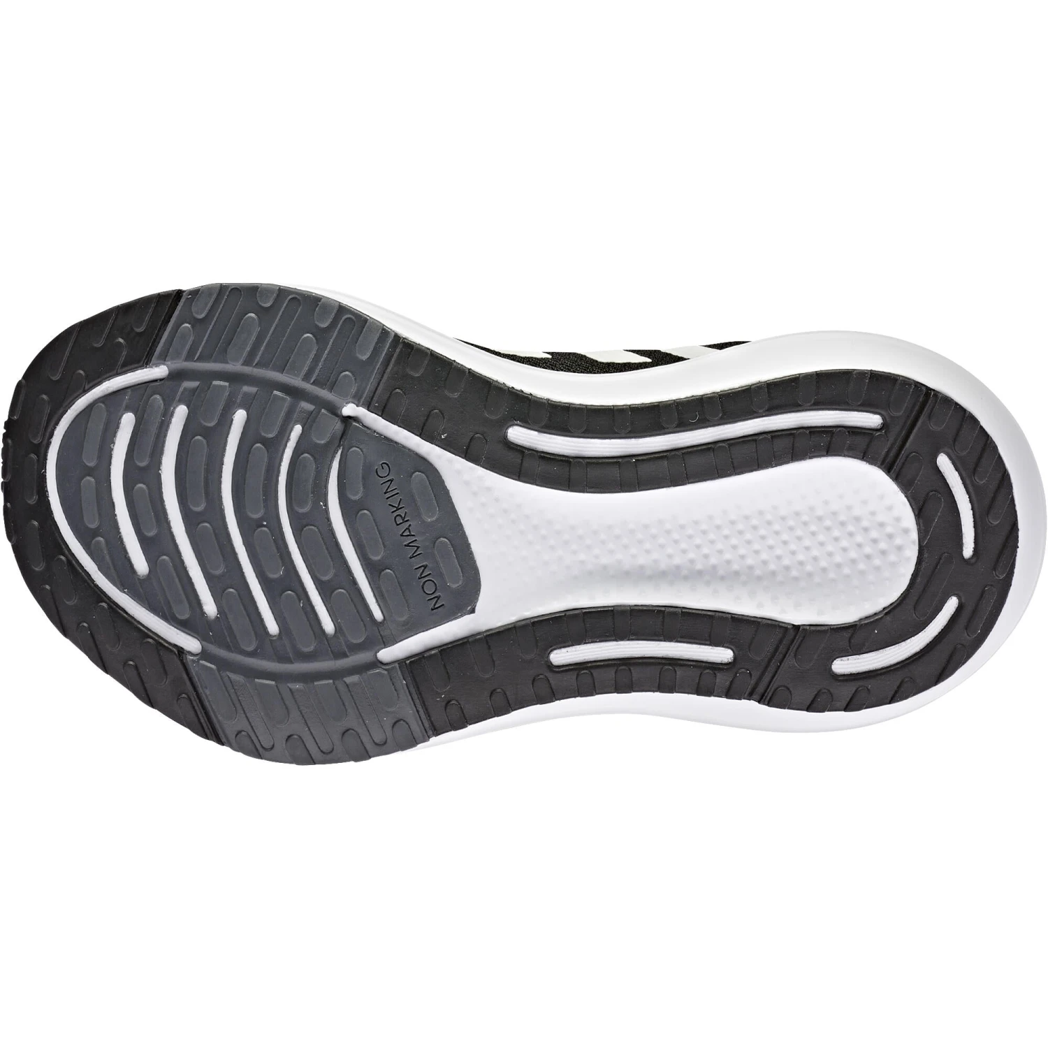 Adidas EQ21 Run J Youth Running Shoes - Black/White 2 Adidas EQ21 Run J Youth Running Shoes - Black/White - Image 2