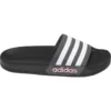 Adidas Adilette Youth Shower Slides - Black/White/Grey