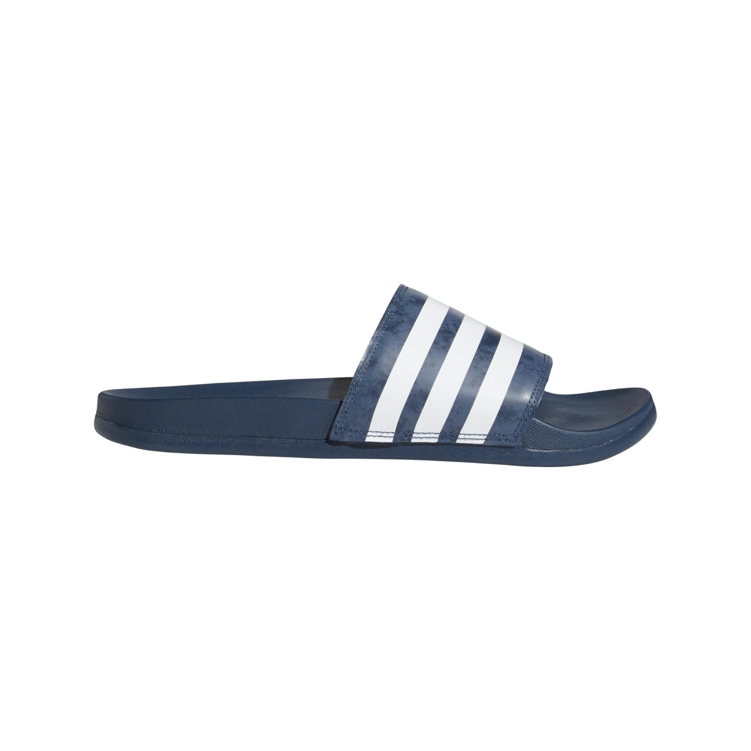 Adidas Adilette Comfort Youth Sandals - White/Blue 1 Adidas Adilette Comfort Youth Sandals - White/Blue
