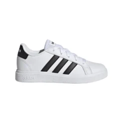 Adidas Grand Court 2.0 Junior Tennis Shoes - Ftwwht/Cblack/Cblack