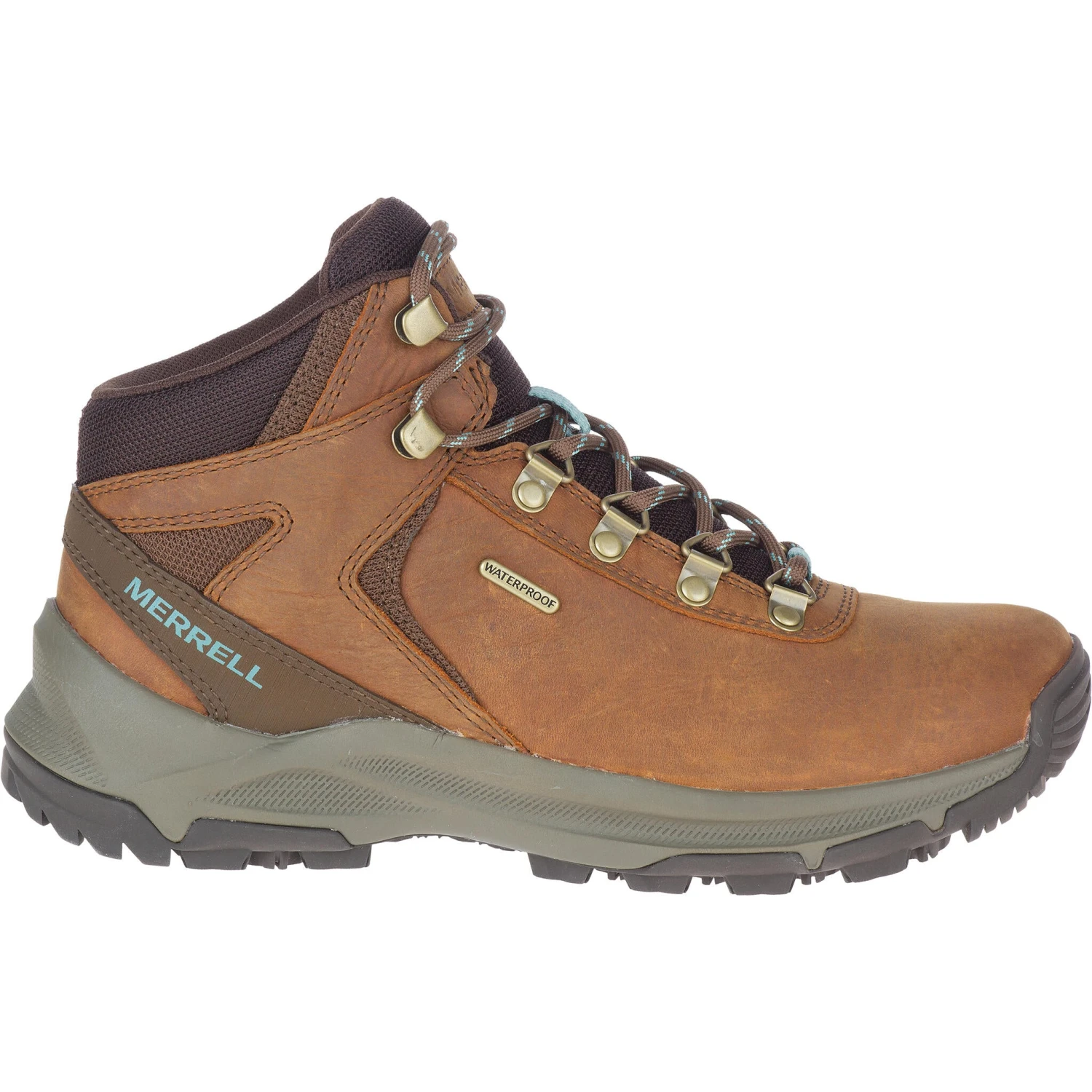 Merrell Erie Mid Leather Waterproof Women's Hiking Boots - Toffee 1 Merrell Erie Mid Leather Waterproof Women's Hiking Boots - Toffee