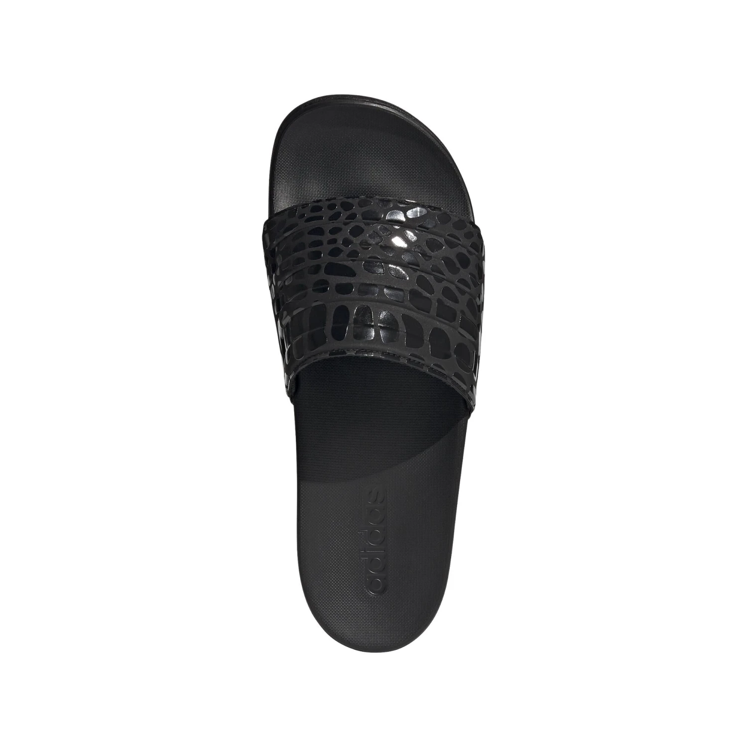 Adidas Adilette Comfort Youth Slides - Black 2 Adidas Adilette Comfort Youth Slides - Black - Image 2