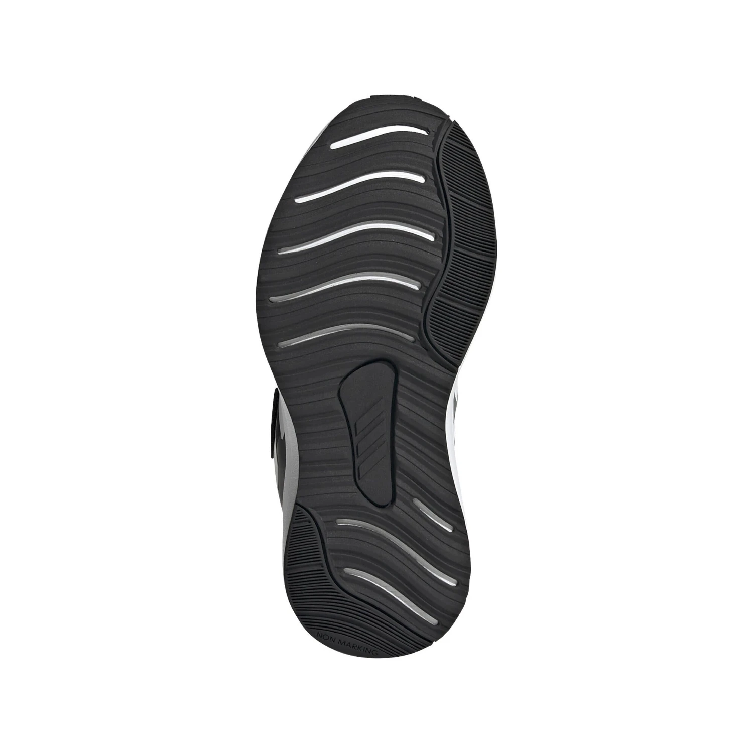 Adidas Fortarun EL K Youth Running Shoes - Black/White 2 Adidas Fortarun EL K Youth Running Shoes - Black/White - Image 2